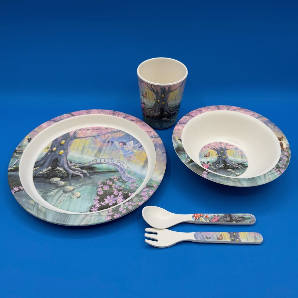 Forest Fairy Kids Plate Set