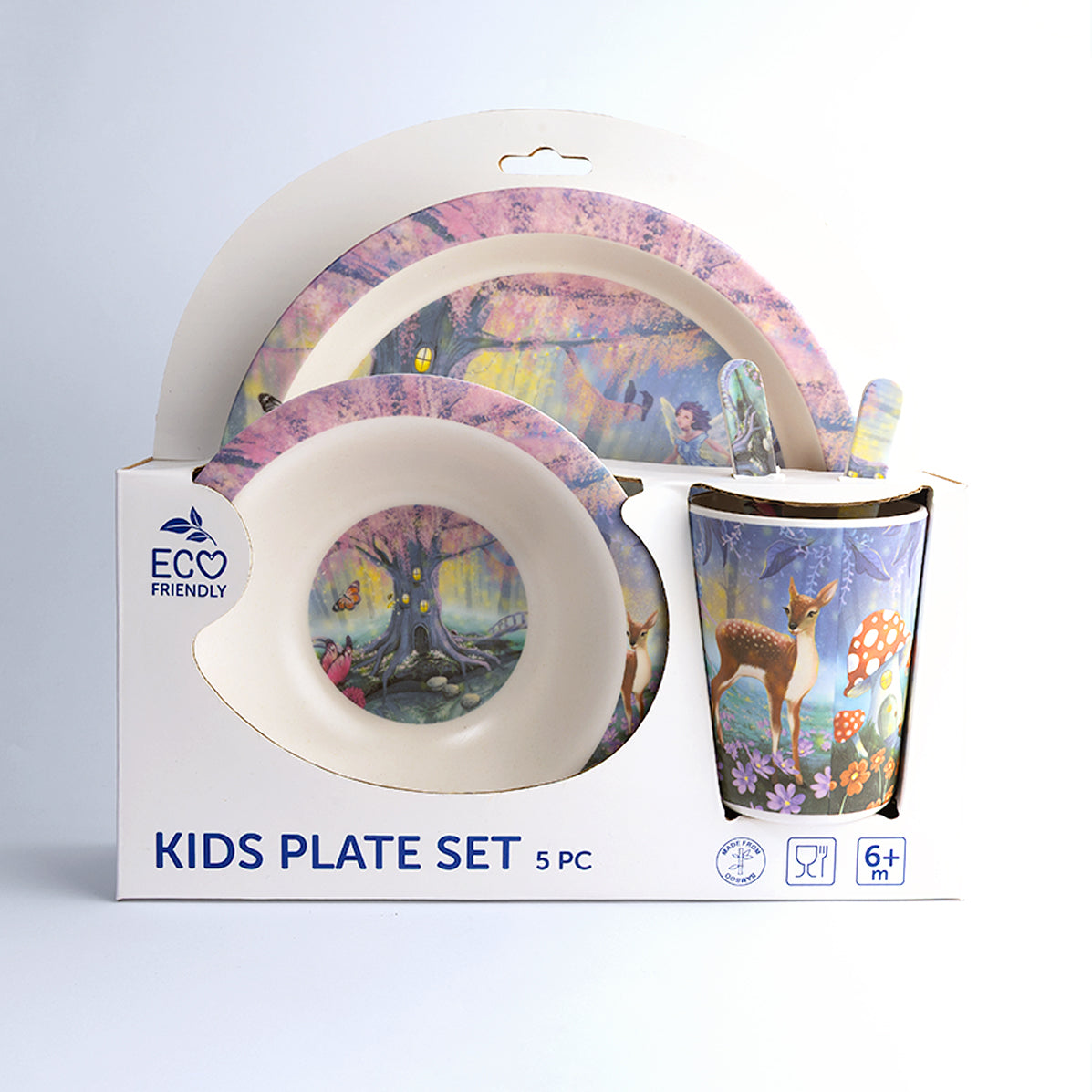 Forest Fairy Kids Plate Set