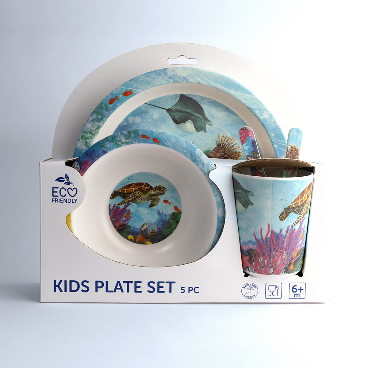 Turtle Kids Plate Set